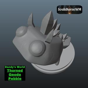 Dandy World Skin Thorned Geode Pebble