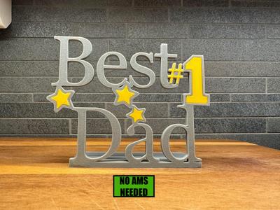 Best Dad #1 Trophy