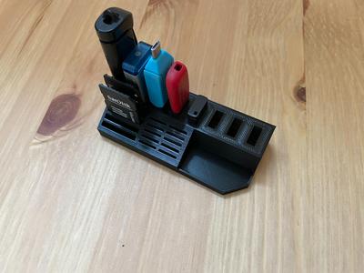 USB, MicroSD and SD card holder