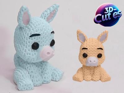 knitted donkey