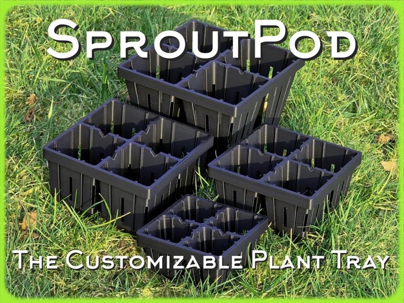 SproutPod - The Customizable Plant Tray