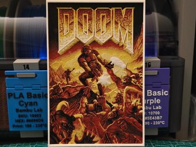 Doom Poster - Hueforge Art