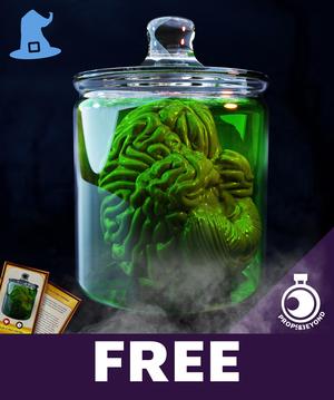 FREE Real-size Prop - Brain in a Jar