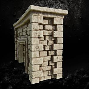 Stone Fireplace