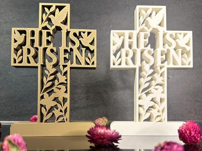 He is Risen display, Easter display