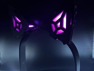 Cyberpunk Cat Ears with LED lights