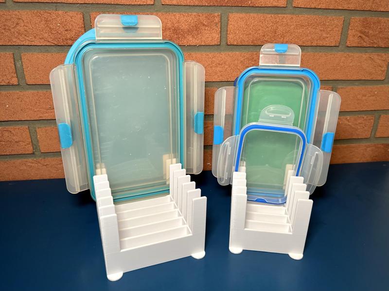 Lid Holders (Kitchen Organiser) for Tesco food containers