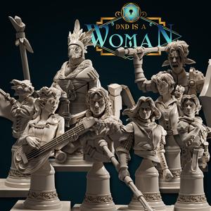DnD is a Woman - FronTiers Busts - 58 Models
