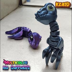 ARTICULATED BABY PLESIOSAURUS - NO SUPPORTS