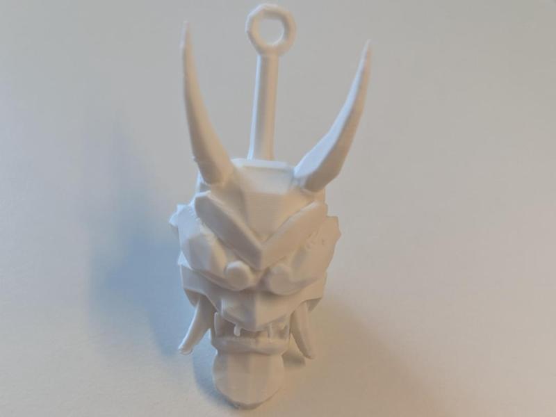 Oni keychain from Valorant