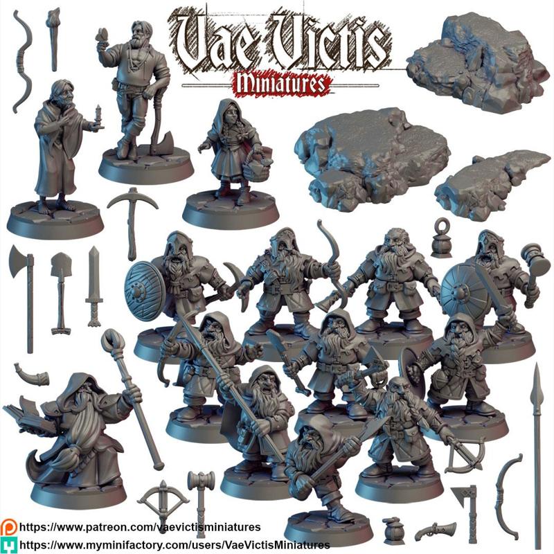[FEBRUARY 2023 RELEASE]  Hill dwarves warband