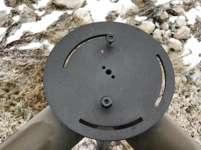 Heliochronometer Sundial Mounting Plate   