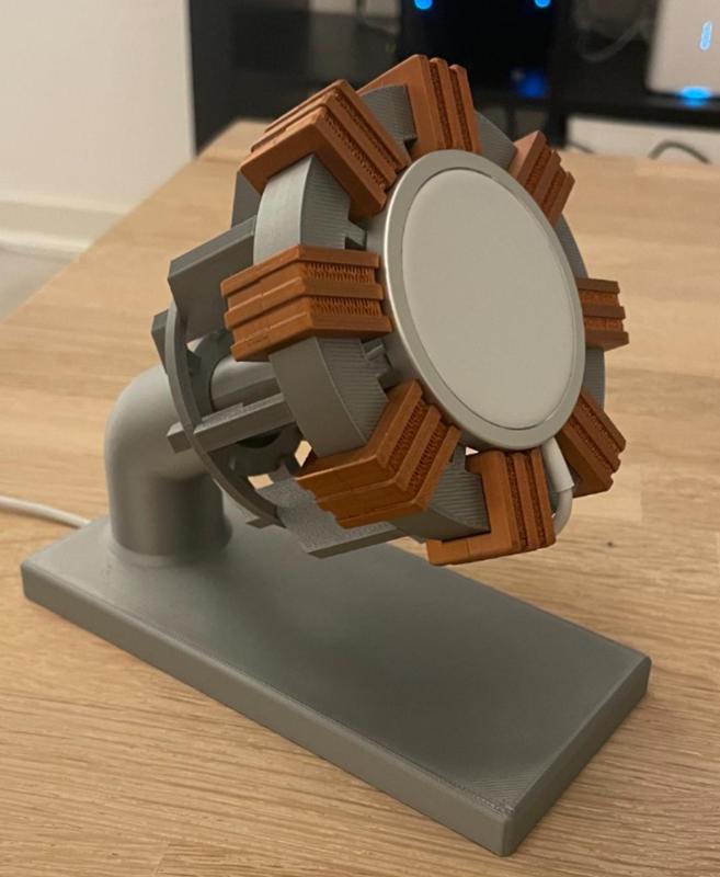 Arc reactor Magsafe charger stand for iPhone