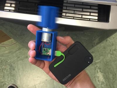 Portable WInd Powered USB Charger
