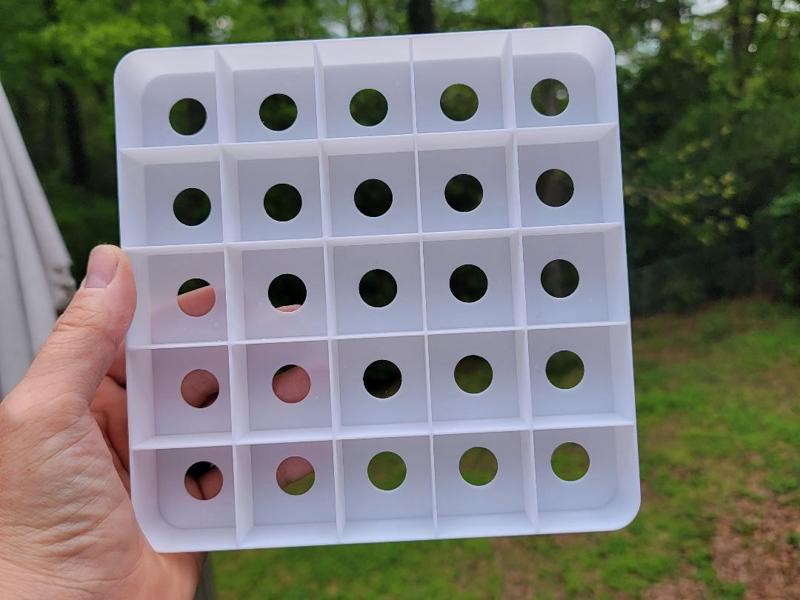 5x5 Seed Starter Tray - 1 3/8" Seed Cells