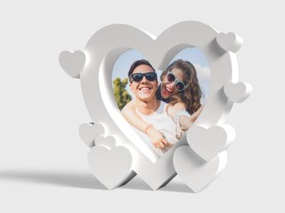 Heart Shaped Photo Frame