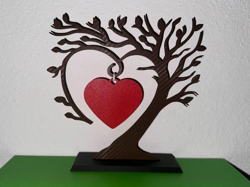Heart Tree with stand