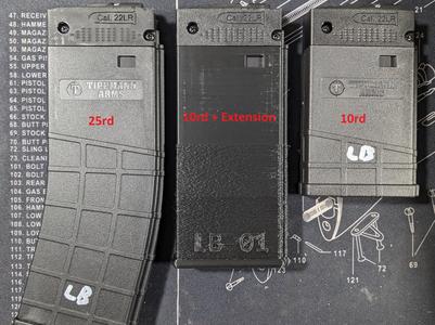 Tippmann M4-22 10-round Magazine Grip Extension