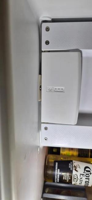 Reparatur Gefrierfachtür Stift für Griff und Einrasthaken   