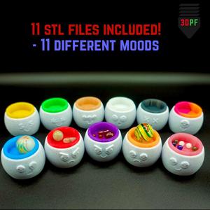 Chill Buddy Silicone Dish (11 Moods)