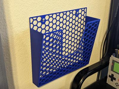 Mail / Paper Holder Wall Honeycomb Angle Inbox