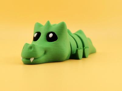 Mini Flexi Dragon - Print-in-Place Model
