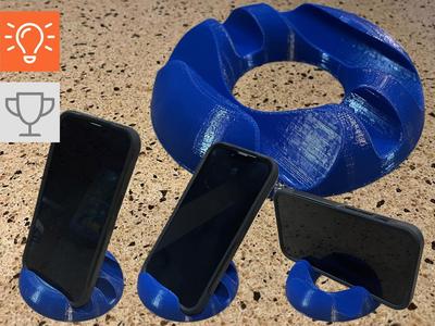 Donut phone stand