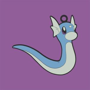 Dratini - Pokemon Keychain or Ornament - Multicolor .3mf File