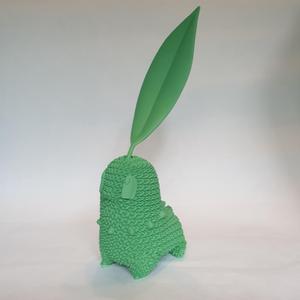Knitted Chikorita 