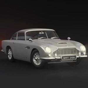 James Bond's Aston Martin DB5 STL files for 3D Printing | Assembly Model