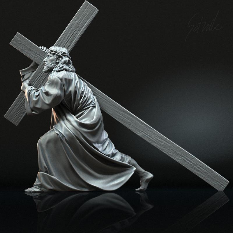 Jesus Sculpture 06