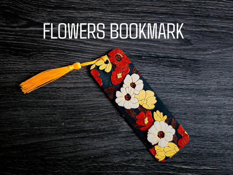 Bookmark - flowers 