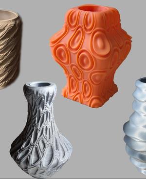 Allokron Vase - Hourglass Onion Vase