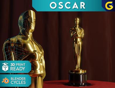OSCAR statuette - 3D PRINT READY