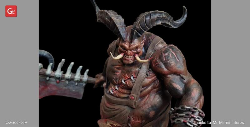 The Butcher Diablo IV STL files for 3D Printing | Assembly Model