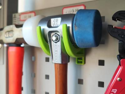 Square Hole Pegboard - 72mm Inner Diameter Bent Hook
