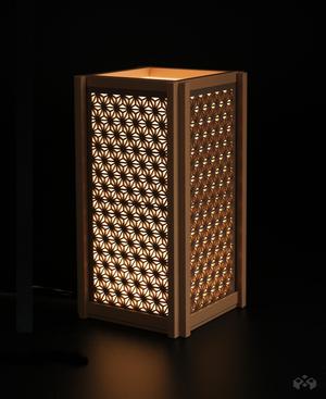 Japanese Shoji Lamp - Kumiko / LED KIT 001/ Tall