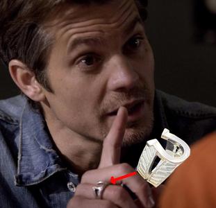 Justified - Horseshoe Ring Size US8.5