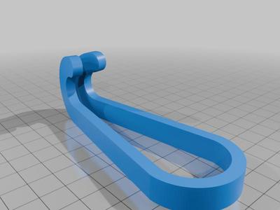 Customizable Double Coat Hook (OpenSCAD)