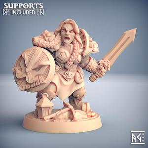 Dwarven Defender - C (Lady) Modular