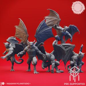 Gargoyle Clan - Tabletop Miniatures (Pre-Supported)
