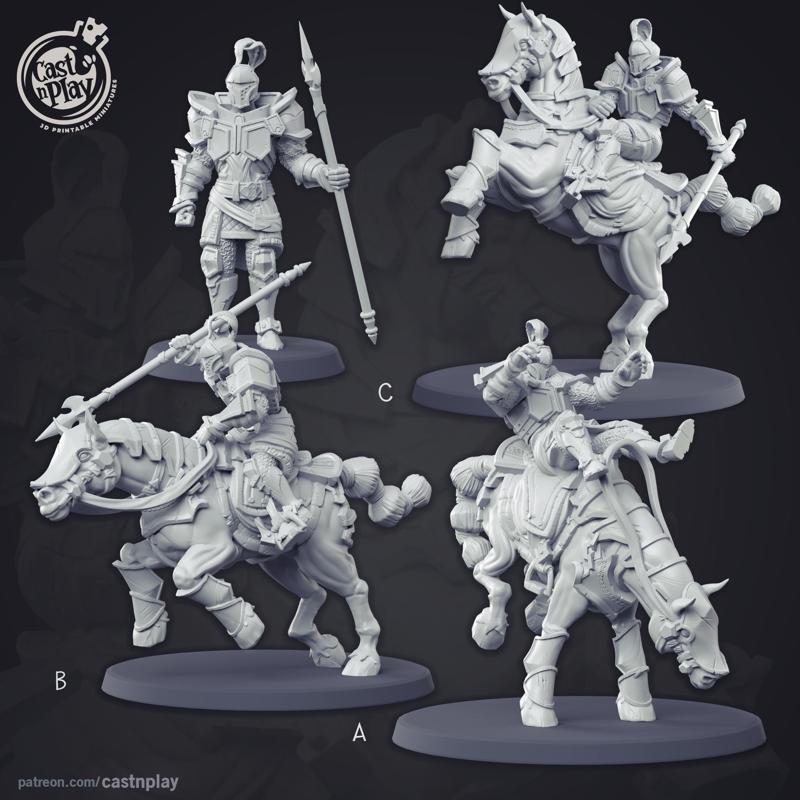 Mounted Warrior (Pre-Supported)