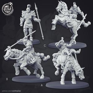 Mounted Warrior (Pre-Supported)