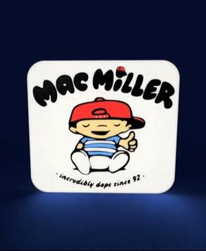 Mac Miller Sign – LED strip compatible