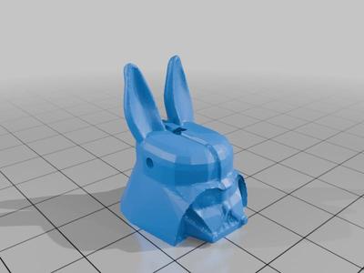 Schrader & presta valve cap Darth Bunny