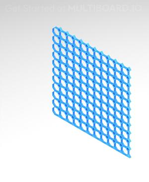 11x11 Bottom Edge - Multiboard Border Tile