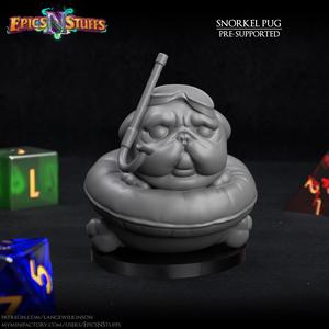 Snorkel Pug miniature - Pre-Supported