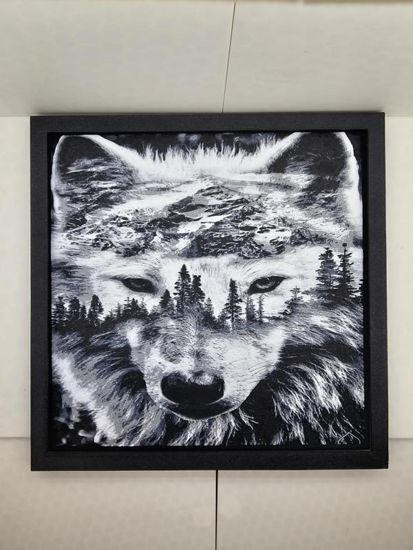 Wolf Face Hueforge