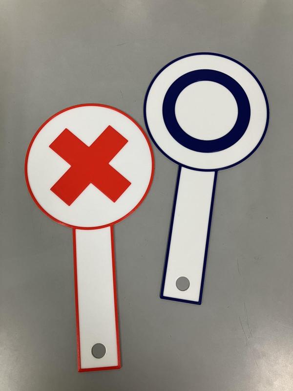YesNo OX Sign