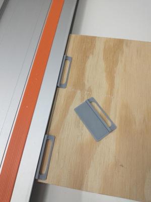 Waste side cut jig for Wen track saw